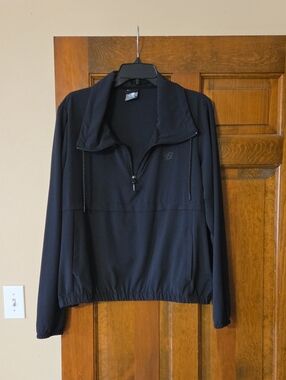 New Balance Black Half-Zip Athletic Pullover